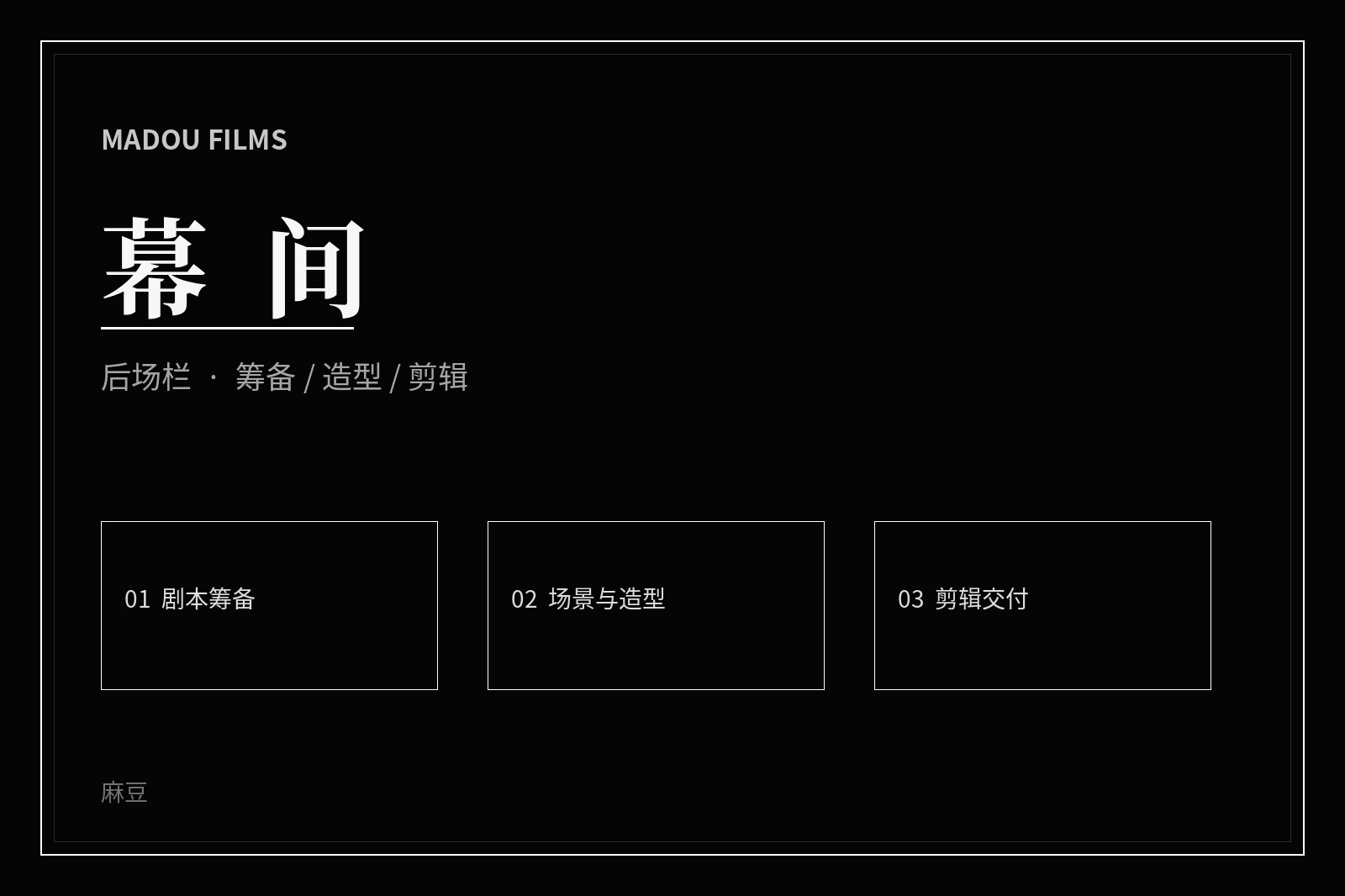 幕后制作的创作场景图